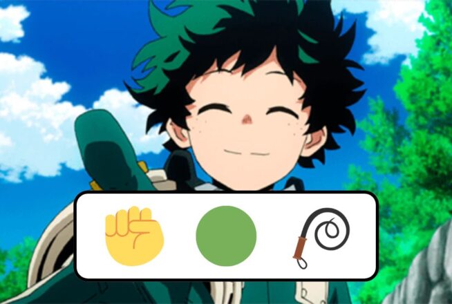 Quiz My Hero Academia : tu deviens le symbole de la paix si tu retrouves ces 5 personnages en 3 émojis