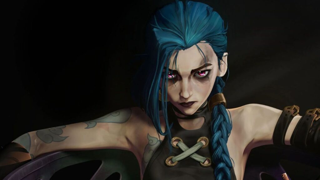 Jinx dans la série Arcane