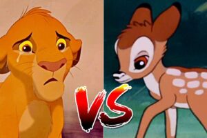 Sondage Disney : quel film t&rsquo;a fait le plus pleurer entre Le Roi Lion et Bambi ?