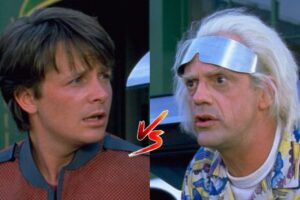 Sondage Retour vers le futur : qui te ressemble le plus entre Marty McFly et Doc Brown ?