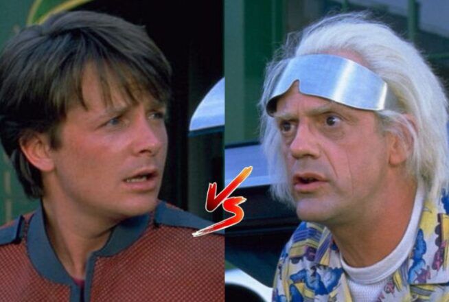 Sondage Retour vers le futur : qui te ressemble le plus entre Marty McFly et Doc Brown ?