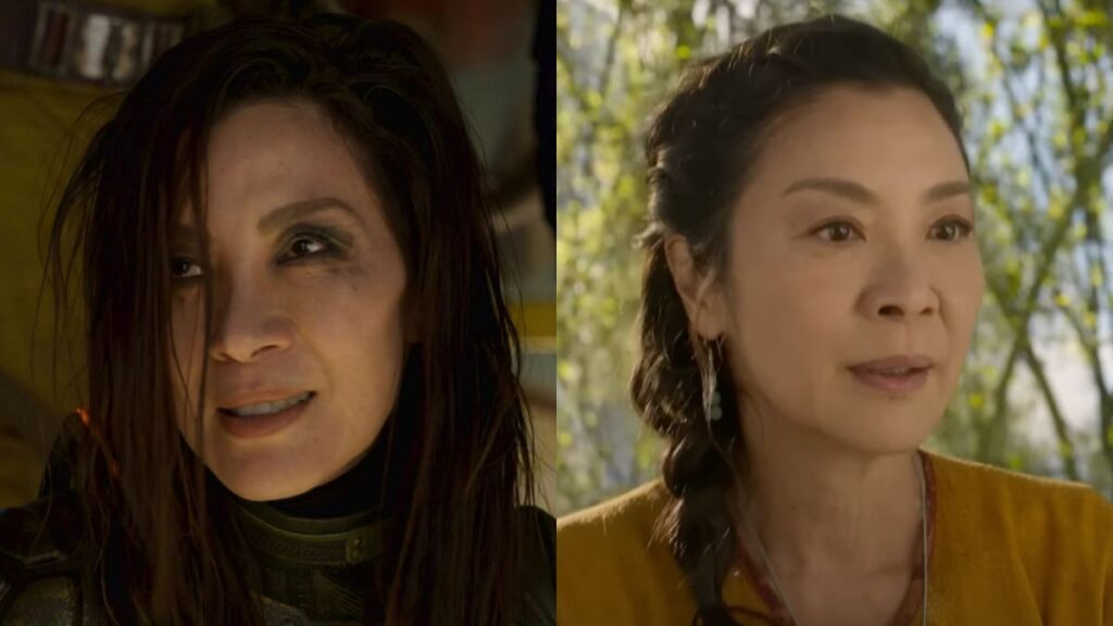 Michelle Yeoh dans Les Gardiens de la galaxie 2 et Shang Chi