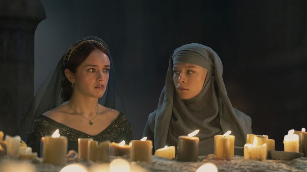 Alicent et Rhaenyra dans la saison 2 de House of the Dragon