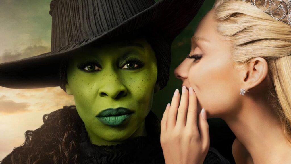 L'affiche du film Wicked, avec Ariana Grande et Cynthia Erivo.