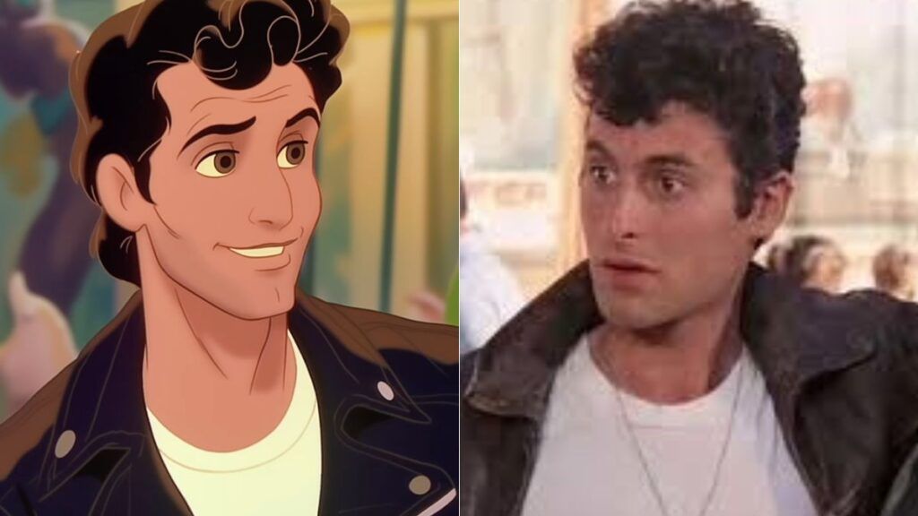 Doody dans Grease, imaginé dans le monde de Disney par une ia