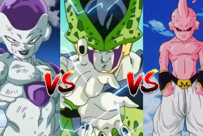 Dragon Ball : qui est ton méchant préféré entre Freezer, Cell et Boo ?