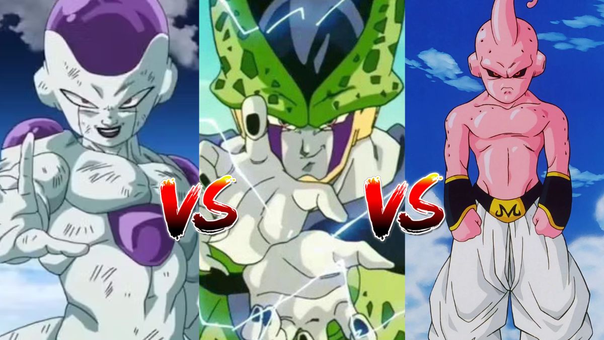 Dragon Ball : qui est ton méchant préféré entre Freezer, Cell et Boo ?