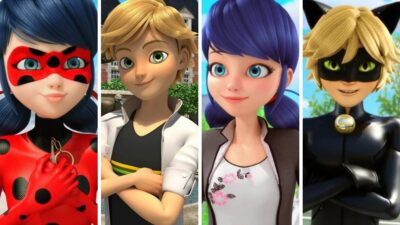 Sondage Miraculous : qui te ressemble le plus entre Marinette, Adrien, Ladybug et Chat Noir ?