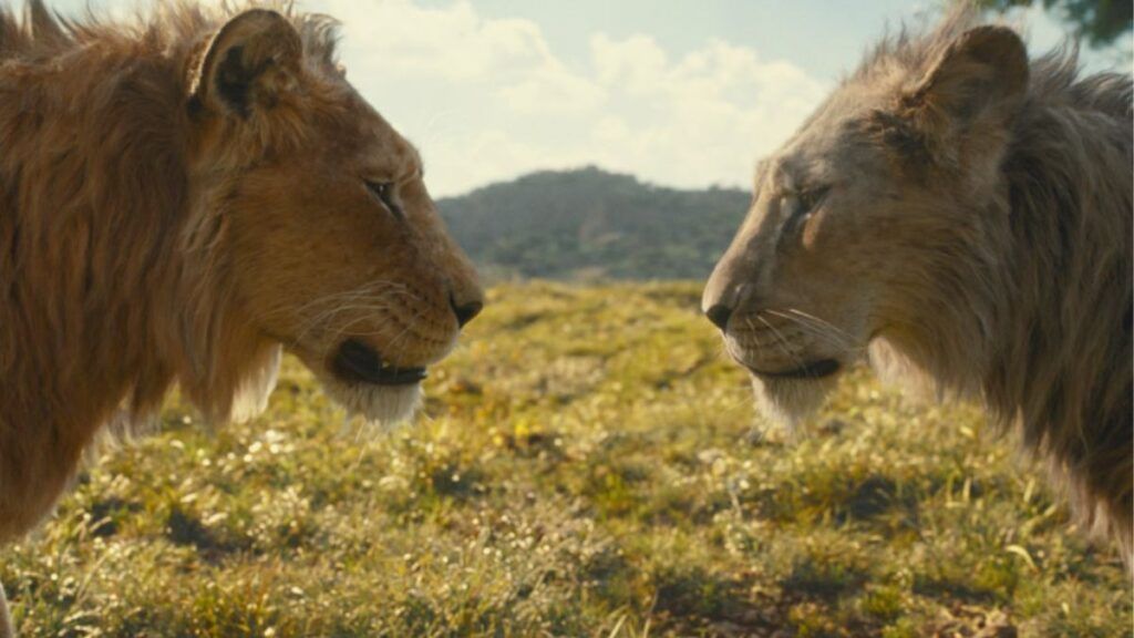 mufasa et taka dans le roi lion