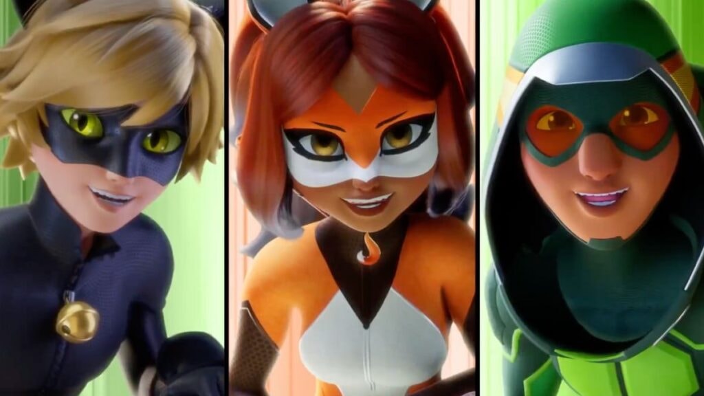 Chat Noir, Rena Rouge et Carapace dans bande-annonce de la sixième saison de Miraculous