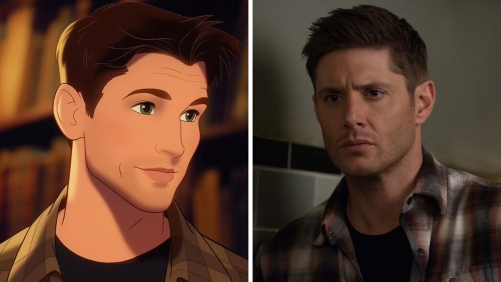 Dean Winchester (Jensen Ackles) IA Disney Supernatural