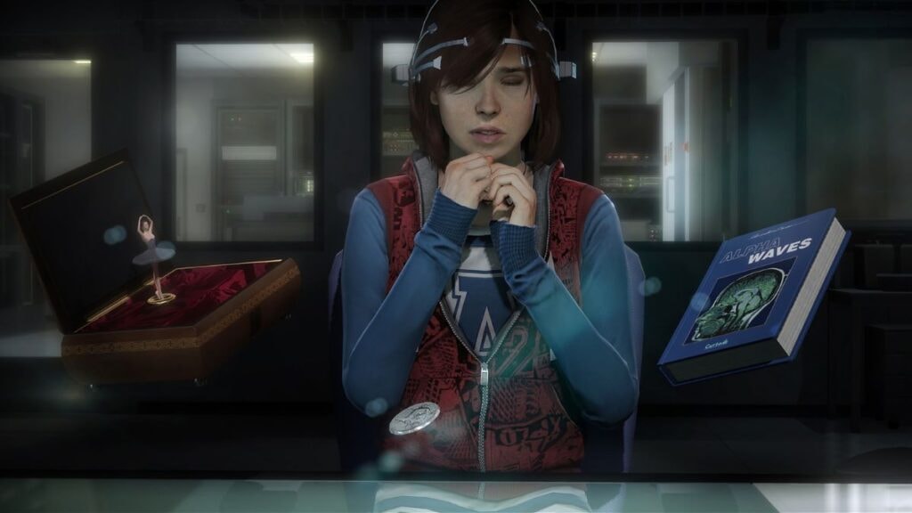 Jodie Holmes, passant des tests sur ses pouvoirs surnaturels dans le jeu vidéo Beyond: Two Souls