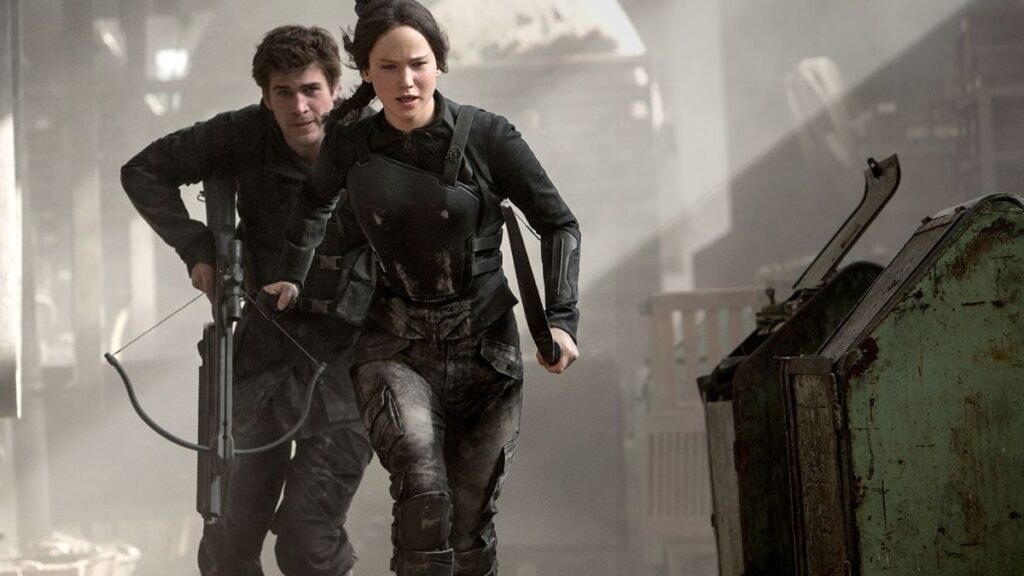 Gale et Katniss dans Hunger Games 3