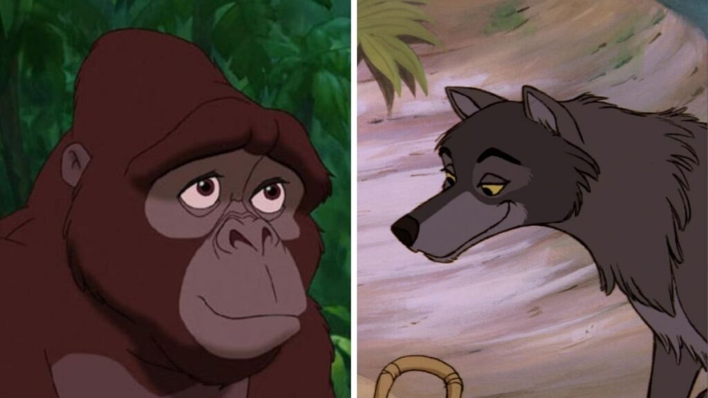 Kala dans tarzan et la louve dans Le Livre de la Jungle