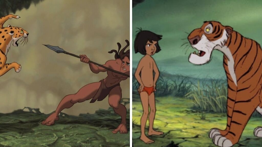 Sabor VS Tarzan / Mowgli VS Shere Khan