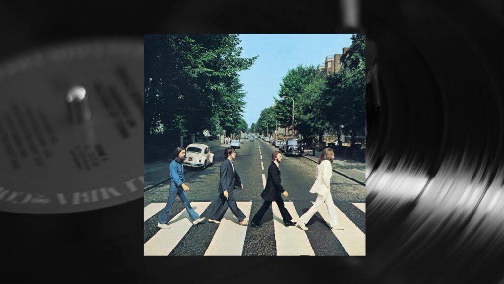 Pochette du vinyle Abbey Road des Beatles