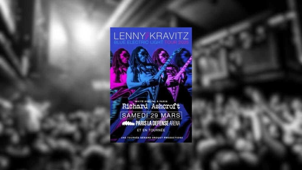 Affiche du concert de Lenny Kravitz 