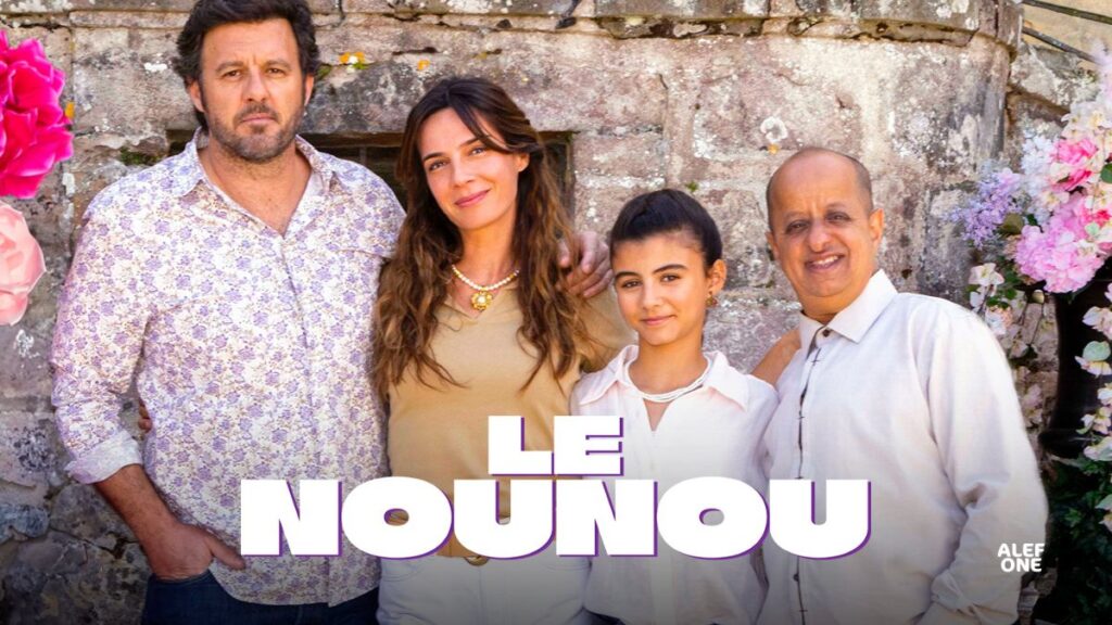 Booder, Ornella Fleury et Lannick Gautry dans l'épisode 3 de la série Le Nounou sur TF1.