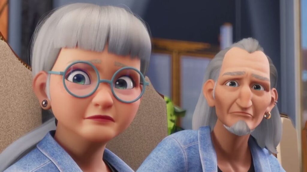 Les grands parents d'Adrien dans la saison 6 de miraculous 