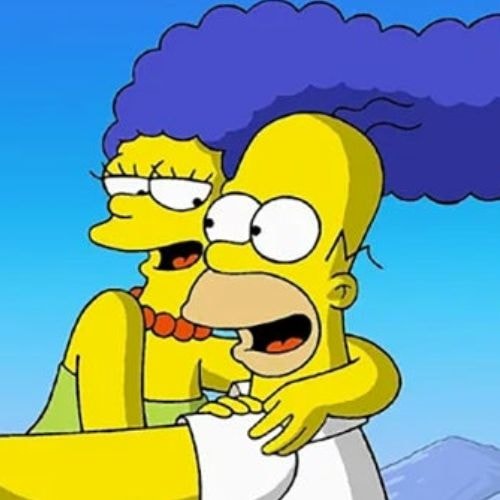 Marge et Homer - Les Simpson