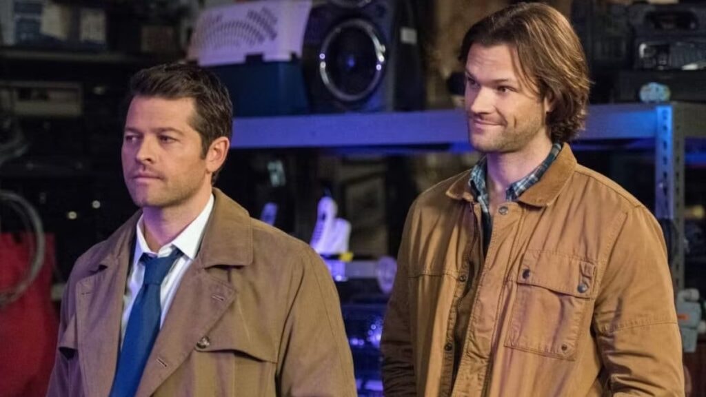 Castiel et Sam dans Supernatural