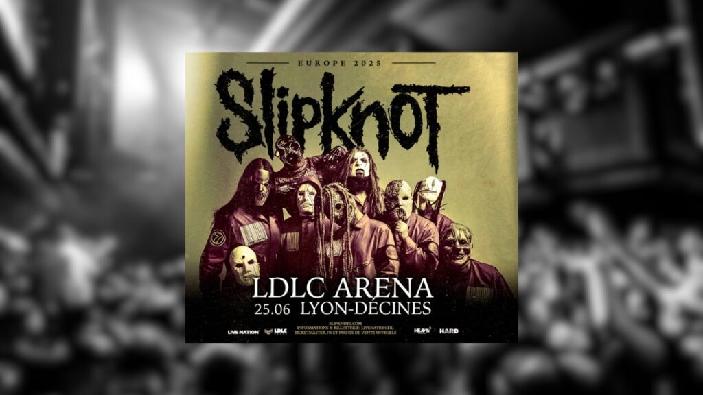 Affiche du concert de Slipknot 