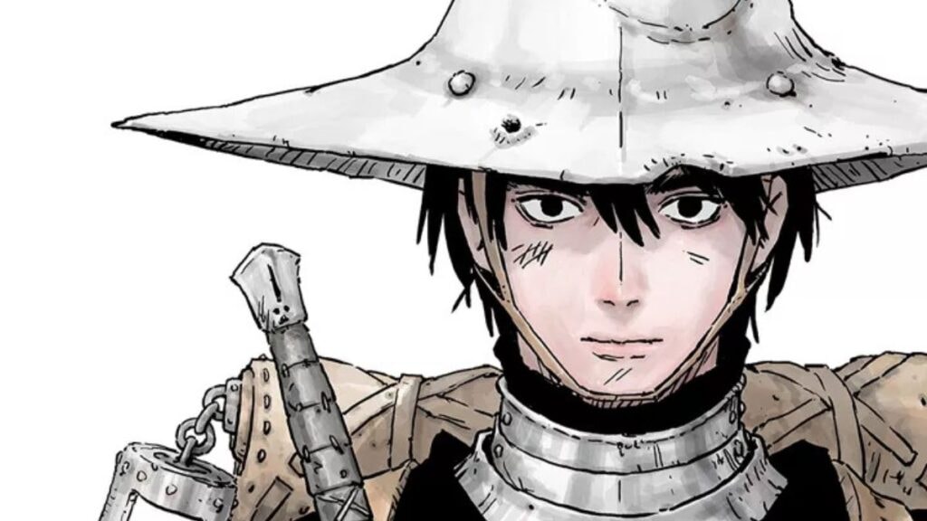 Yuva arborant un regard déterminé dans le manga Tower Dungeon